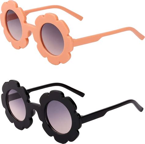 round flower sunglasses